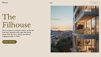 Landing Pages website templates - Real Estate Project Launch (Classic)